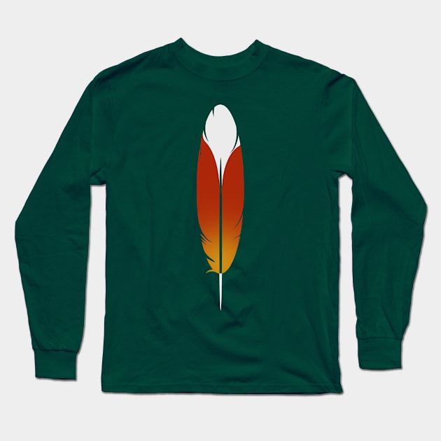 Feather Long Sleeve T-Shirt by Sojourner Z